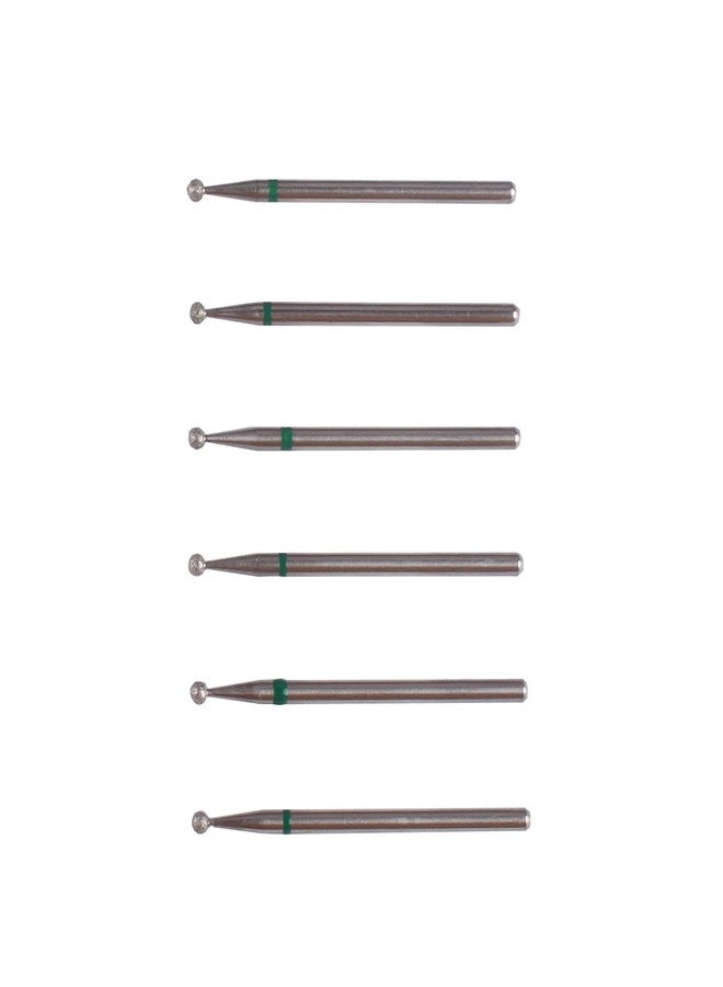 MZCMSL Round Ball Cuticle Bit Set with Case, 3/32 Shank Manicure Drill Bits,6pcs Cuticle Remover Bits(φ2.34mm) - Image 3